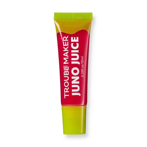 Trouble Maker Juno Juice Lip Gloss Paris Hot Pink 10ml