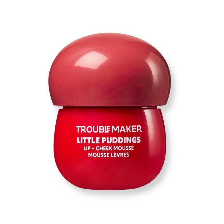 Trouble Maker Little Pudding Blurring Lip + Cheek Mousse Kimmi Coral Pink 5gm
