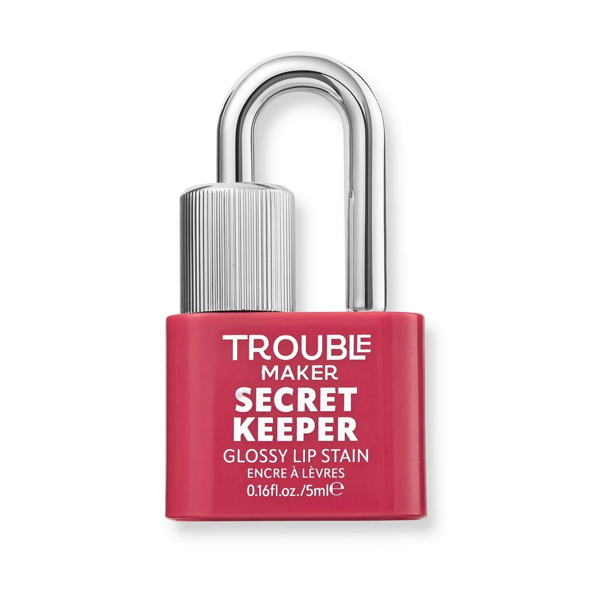 Trouble Maker Secret Keeper Lip Gloss Stain Top Secret Peach Nude 5ml