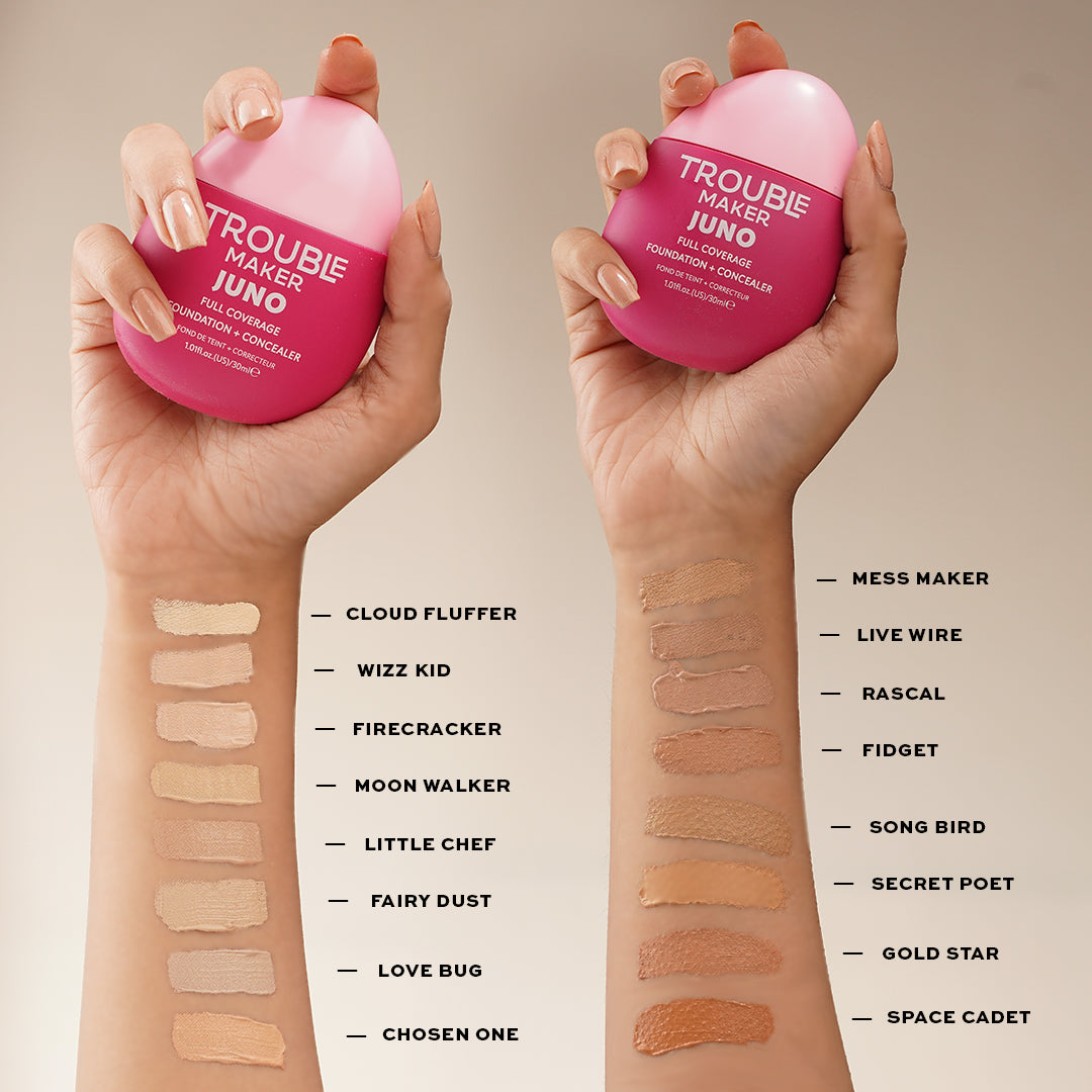 Trouble Maker Juno Full Coverage Matte Foundation Cloud Fluffer 30ml